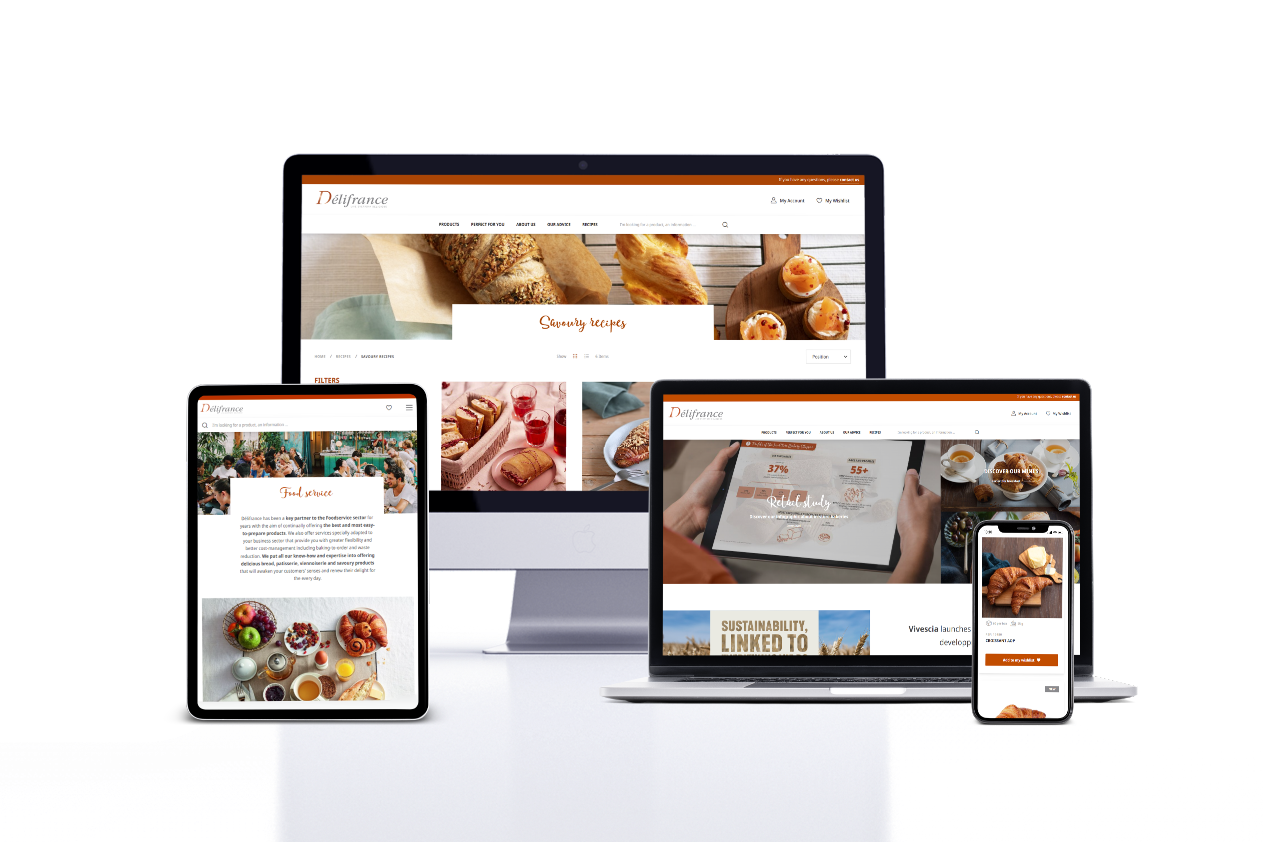 Responsive Design of delifrance